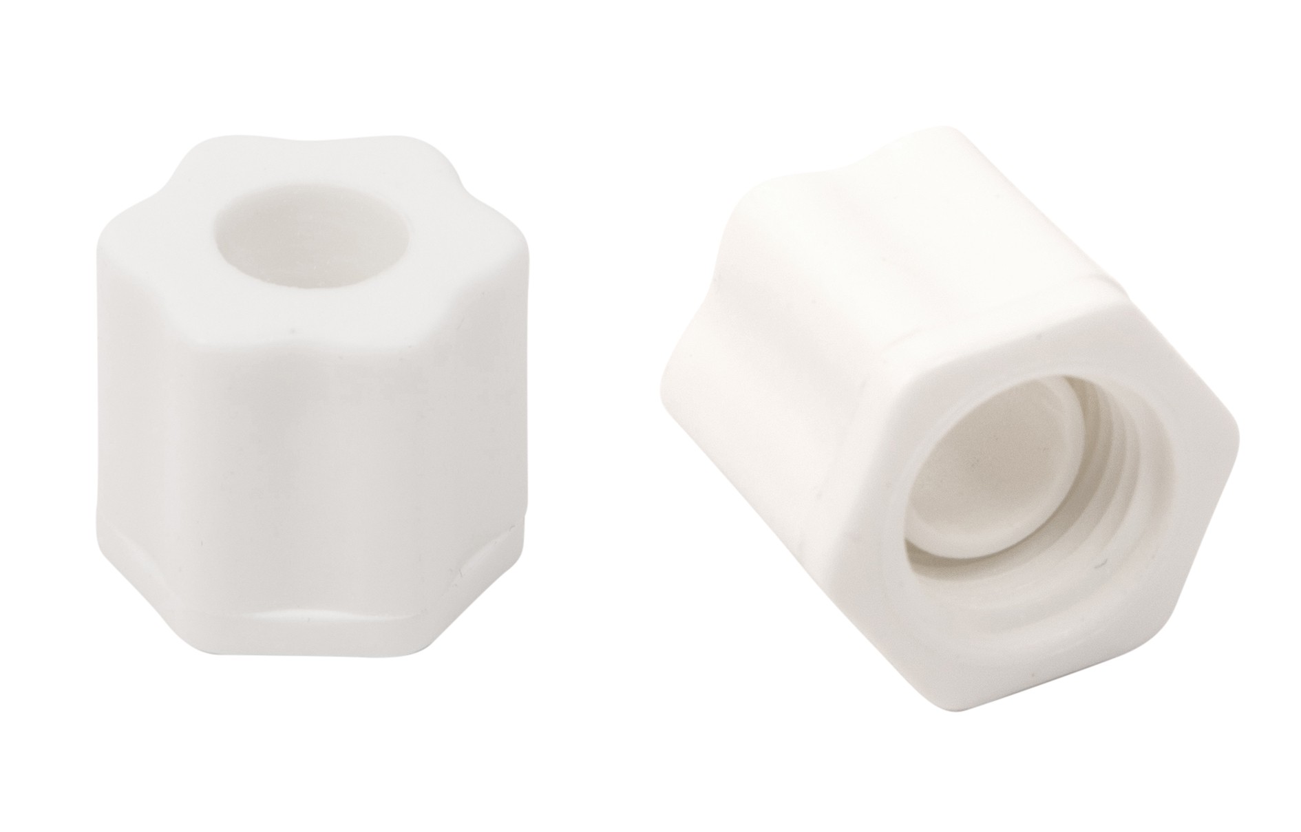 Two Compression Nuts for Automatic Chlorinator Off-Line Replacement Part