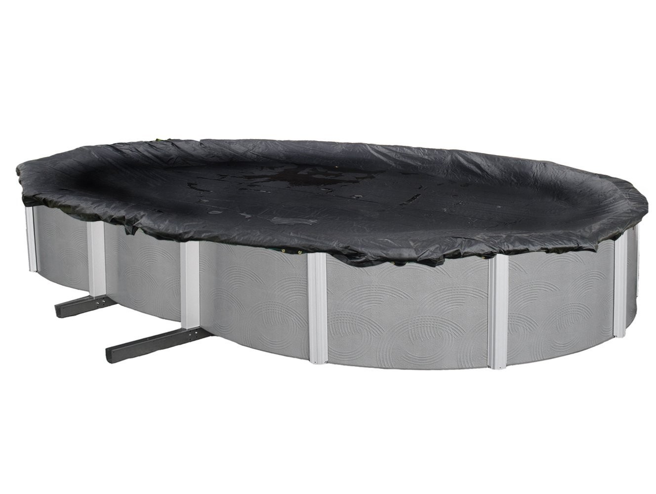 Reboxed Pool Leaf Net Above Ground 12X24 Ft Oval Swimming Pool