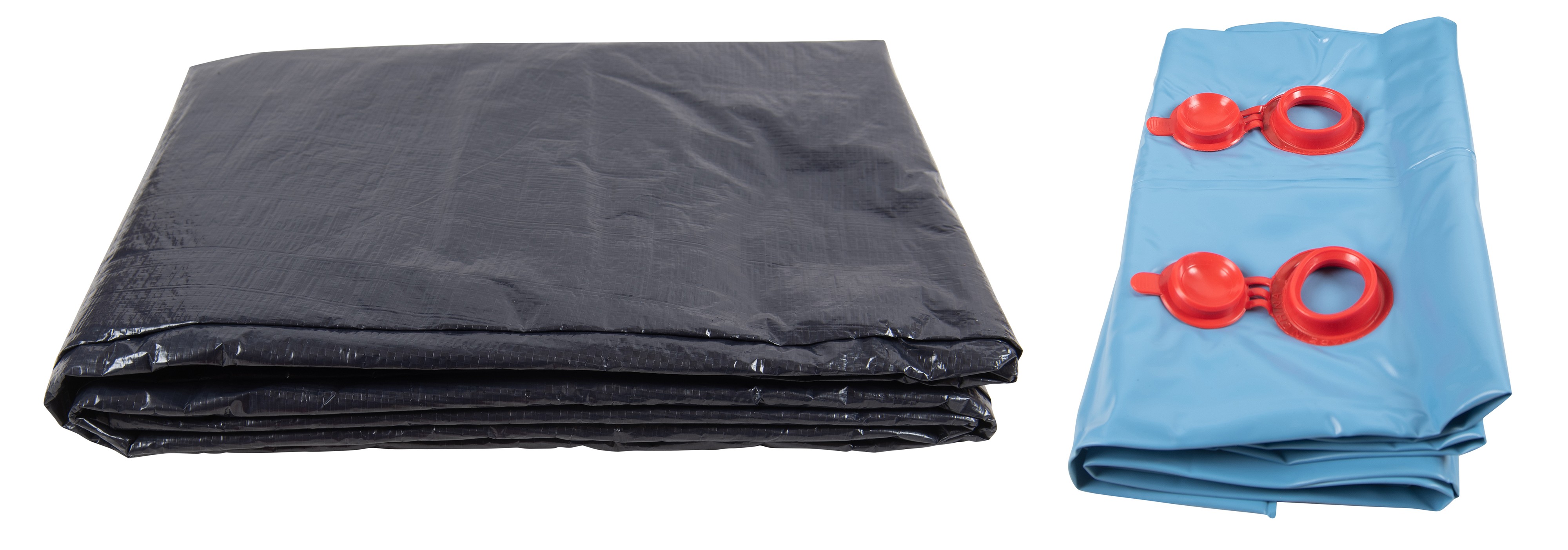 SET SunSolar Energy Technologies-  Premium series In-Ground Solid Pool Cover for 30x50 Foot Rectangle Swimming Pool - Winter Pool Cover with 8-Yr warranty. 8ft Double Water Bags Included.