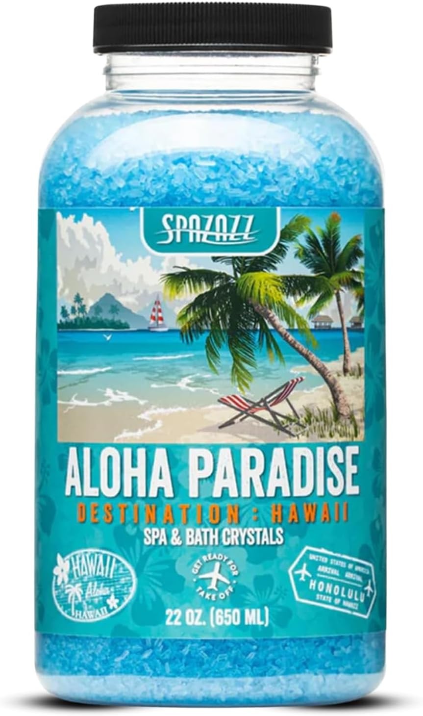 Spazazz Aromatherapy Spa and Bath Crystals - Aloha Paradise 22 oz