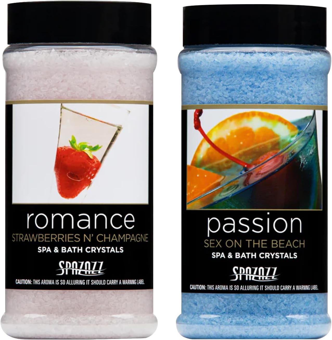 Spazazz Aromatherapy Spa/Bath Crystals 2PK - Champagne/Sex On The Beach