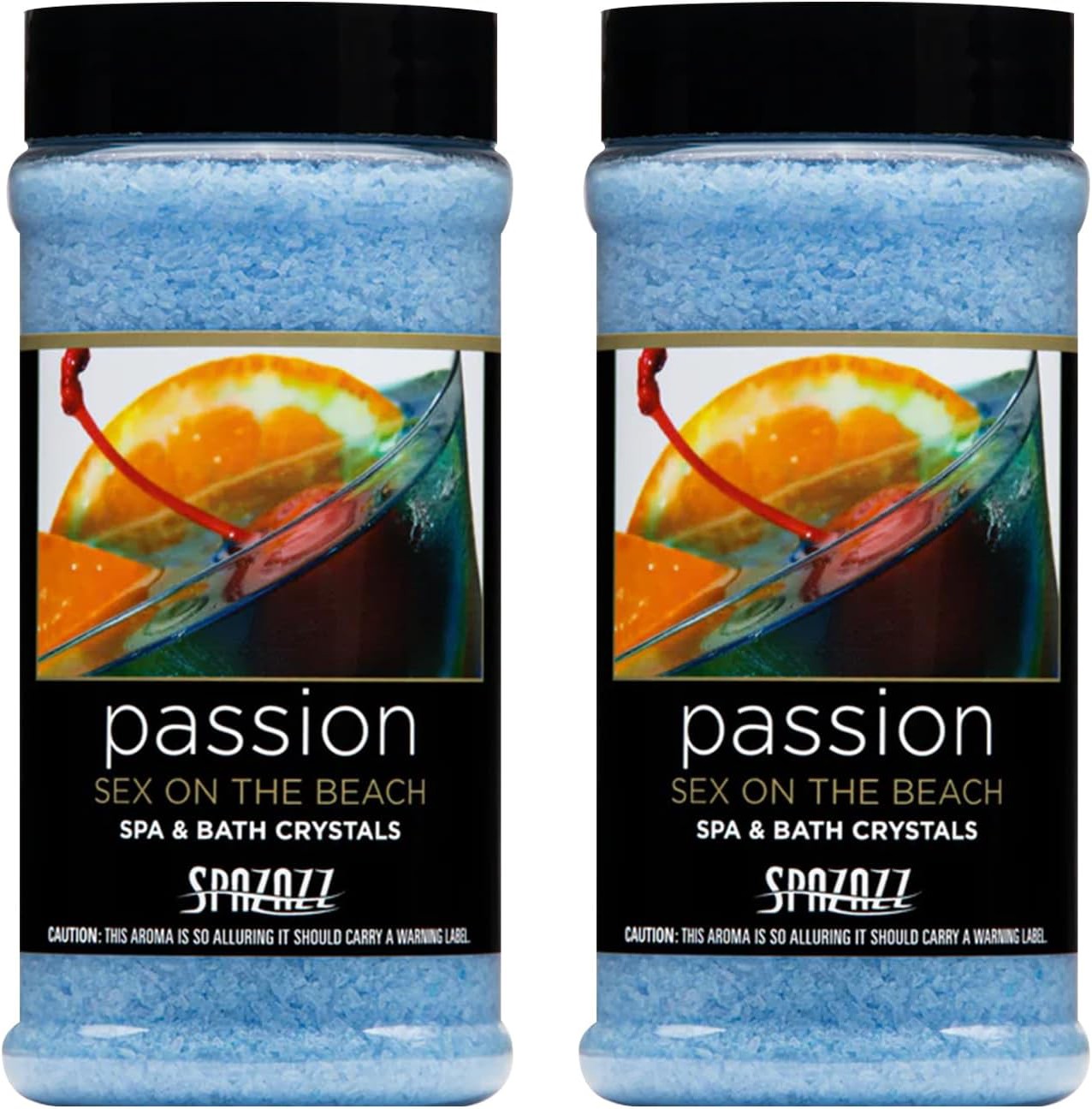 Spazazz Aromatherapy Spa and Bath Crystals - Sex On The Beach 17oz (2 Pack)