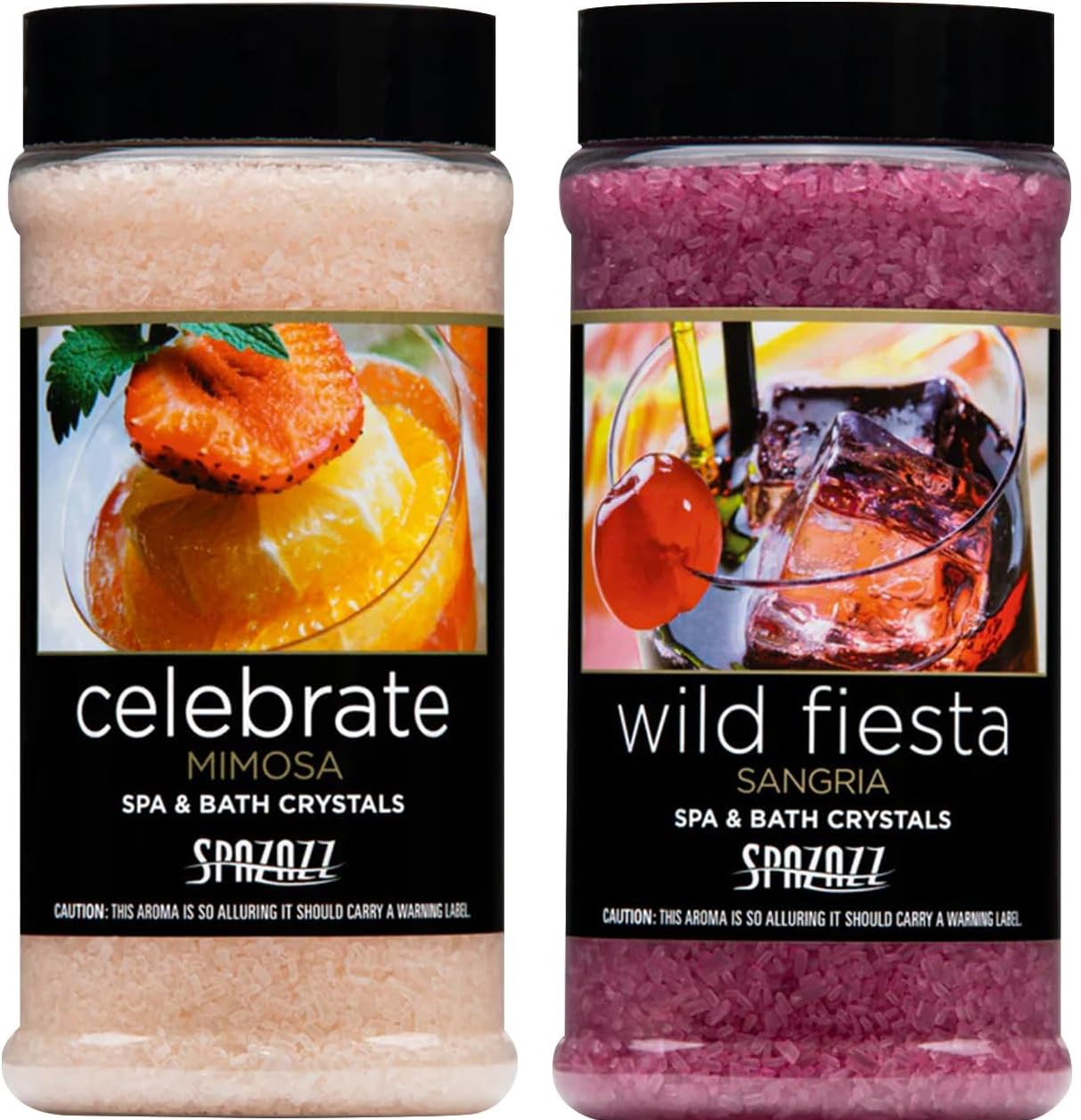 Spazazz Aromatherapy Spa and Bath Crystals 2Pk - Mimosa/Sangria