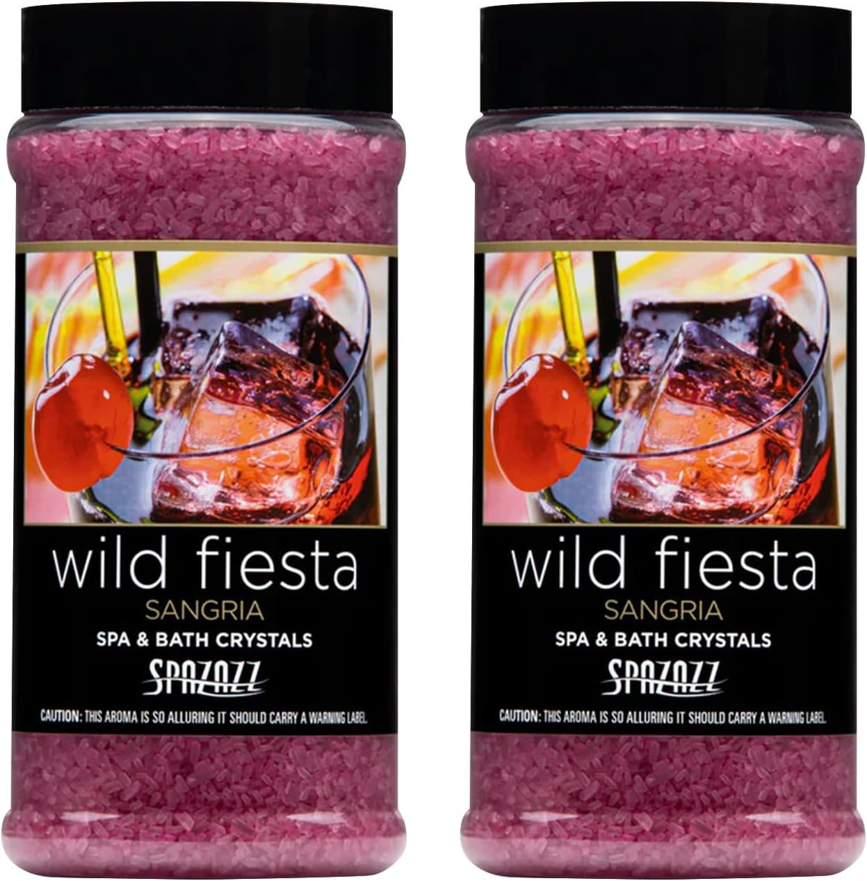 Spazazz Aromatherapy Spa and Bath Crystals - Sangria 17oz (2 Pack)