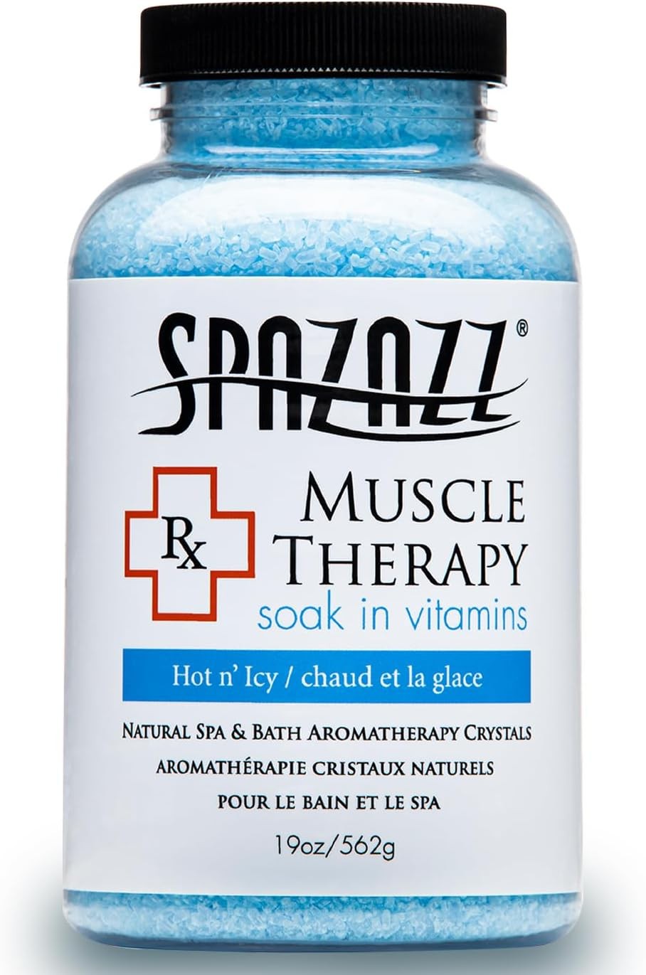 Spazazz Aromatherapy Spa and Bath Crystals - Muscular Therapy 19oz