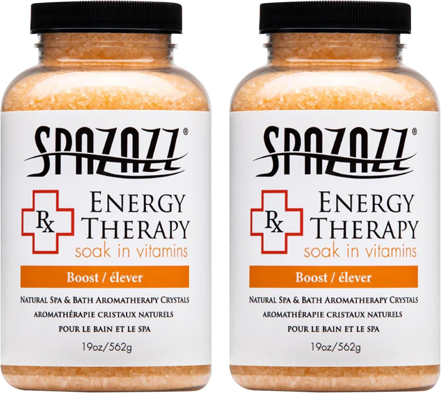 Spazazz Aromatherapy Spa and Bath Crystals- Energy Therapy (2 Pack)