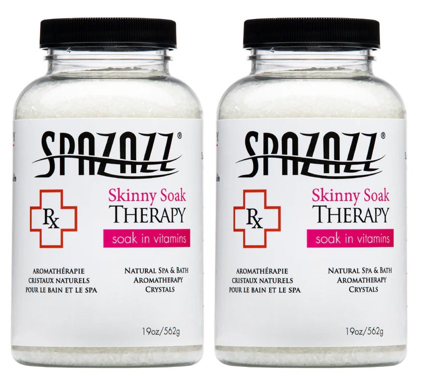 Spazazz Aromatherapy Spa and Bath Crystals- Skinny Soak Therapy (2 Pack)