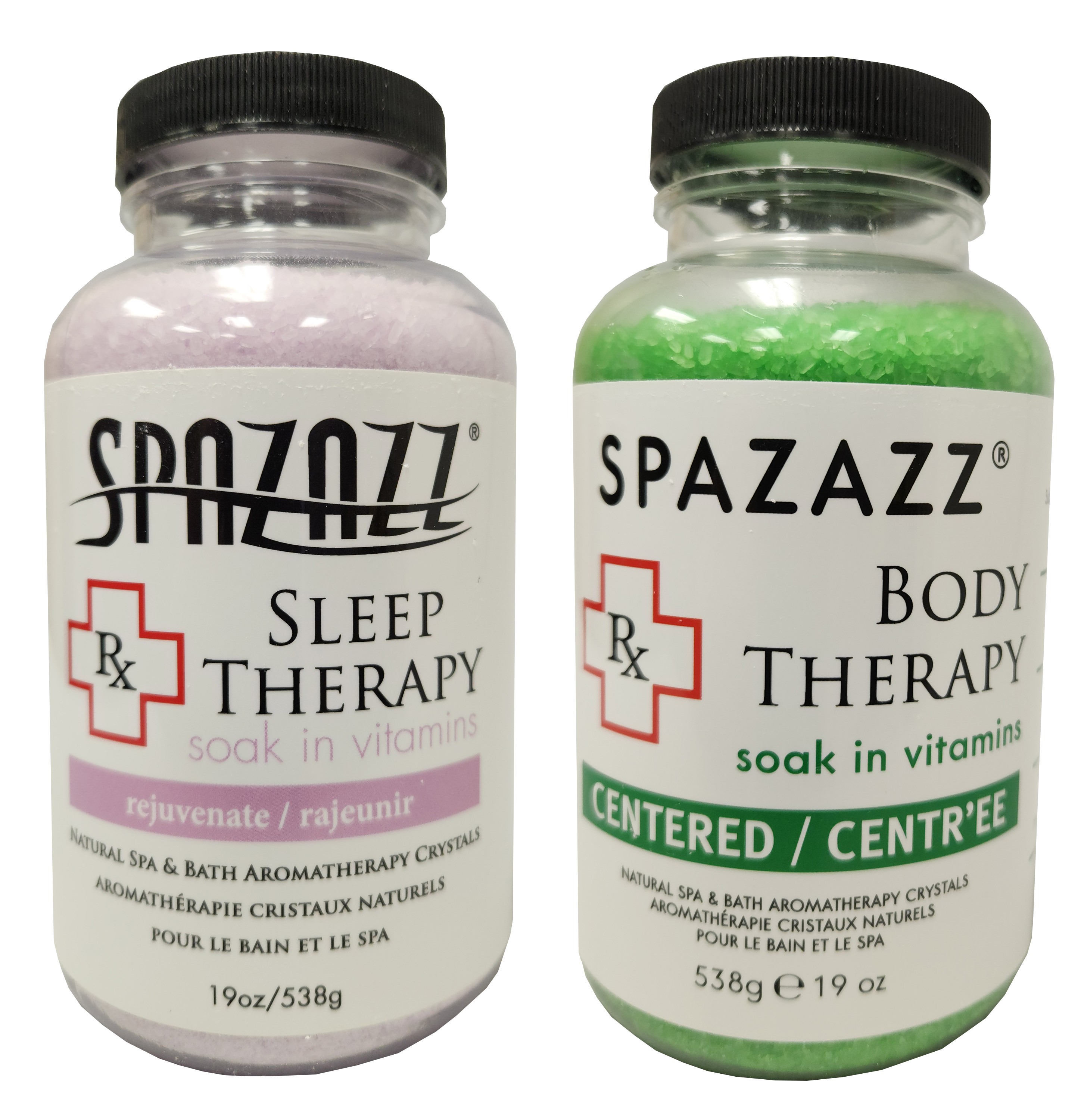 Spazazz Aromatherapy Spa and Bath Crystals 2PK - Sleep/Body Therapy