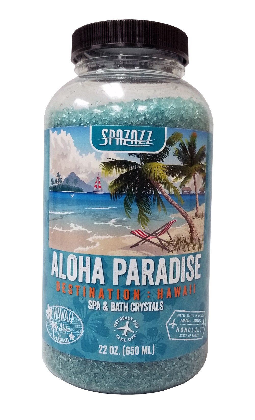 Spazazz Aromatherapy Spa and Bath Crystals - Aloha Paradise 22 oz