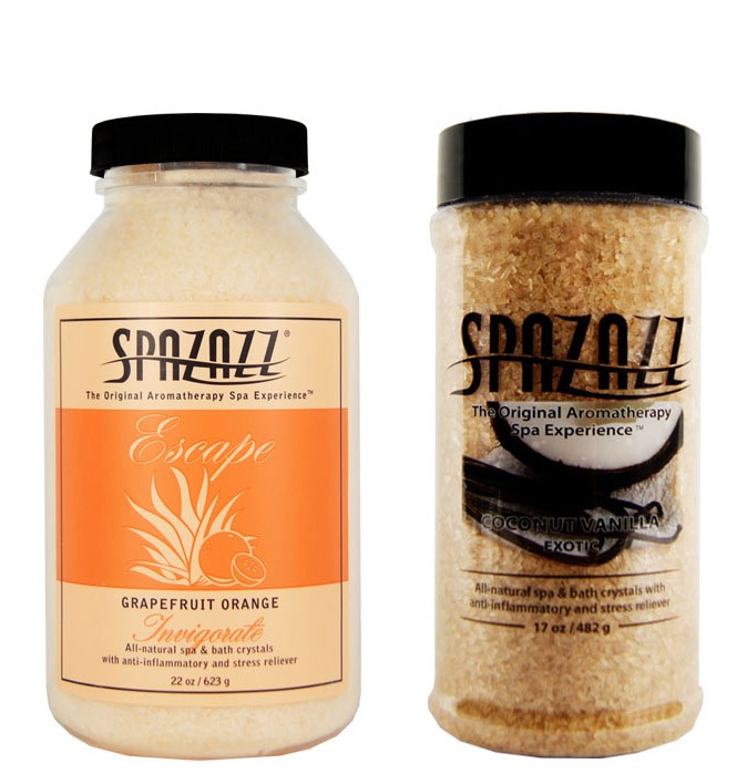 Spazazz Aromatherapy Spa/Bath Crystals 2PK - Grapefruit Orange/Coconut Vanilla