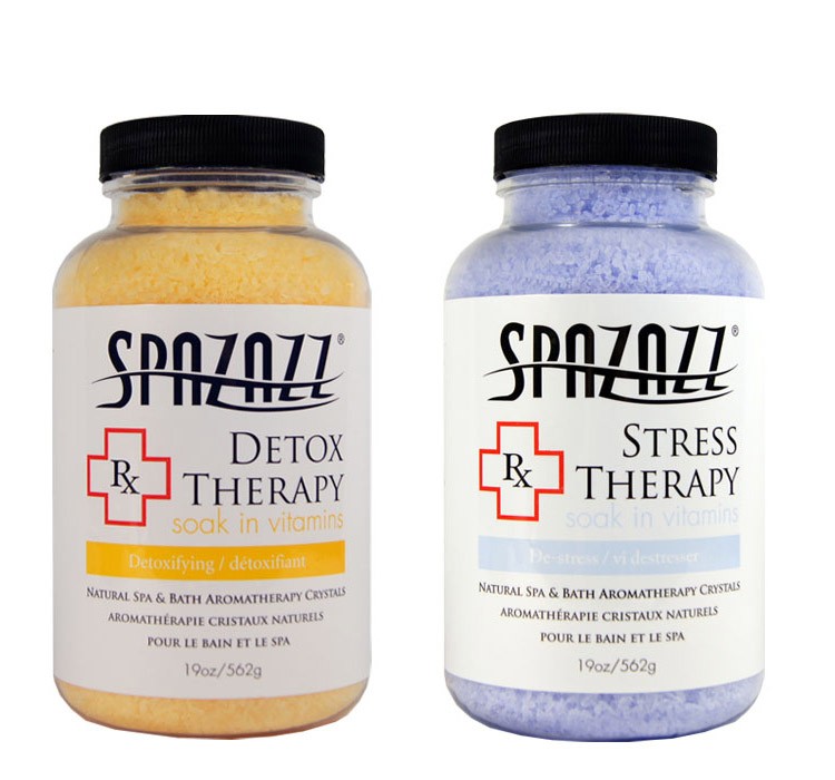 Spazazz Aromatherapy Spa and Bath Crystals 2Pk - Detox/Stress Therapy