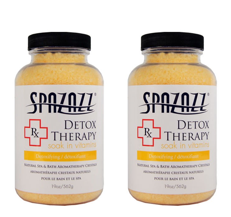 Spazazz Aromatherapy Spa and Bath Crystals- Detox Therapy (2 Pack)