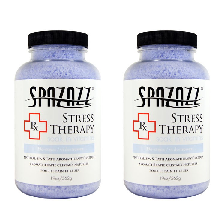 Spazazz Aromatherapy Spa and Bath Crystals- Stress Therapy (2 Pack)
