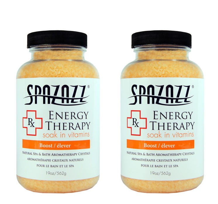 Spazazz Aromatherapy Spa and Bath Crystals- Energy Therapy (2 Pack)