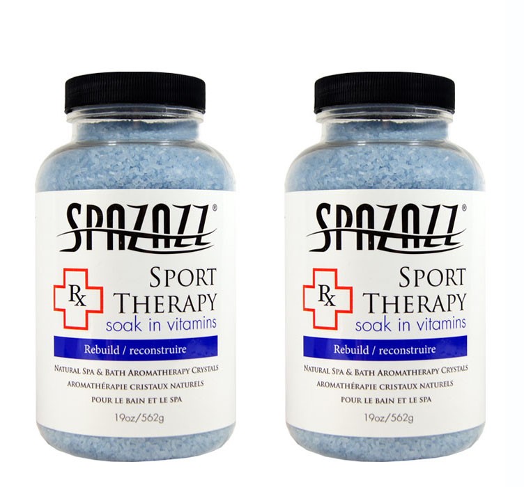 Spazazz Aromatherapy Spa and Bath Crystals- Sport Therapy (2 Pack)