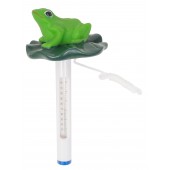 Frog on a Lily Pad Floating Thermometer for Swimming Pools