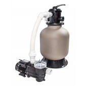 Above-Ground Swimming Pool Sand Filter System with 0.35 HP Pump