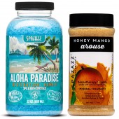 Spazazz Aromatherapy Spa and Bath Crystals 2PK- Mango 17oz/Aloha Paradise 22oz