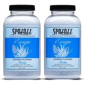 Spazazz Aromatherapy Spa and Bath Crystals - Lavender Palmerosa 22oz (2 Pack)