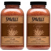 Spazazz Aromatherapy Spa and Bath Crystals-White Musk Jasmine Vanilla 22oz 2Pack