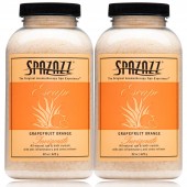 Spazazz Aromatherapy Spa and Bath Crystals - Grapefruit Orange 22oz (2 Pack)