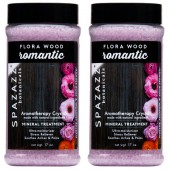 Spazazz Aromatherapy Spa and Bath Crystals - Flora Wood 17oz (2 Pack)