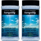 Spazazz Aromatherapy Spa and Bath Crystals - Ocean Mist 17oz (2 Pack)