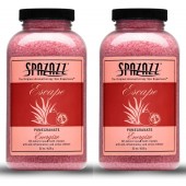 Spazazz Aromatherapy Spa and Bath Crystals - Pomegranate 22oz (2 Pack)