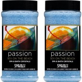 Spazazz Aromatherapy Spa and Bath Crystals - Sex On The Beach 17oz (2 Pack)