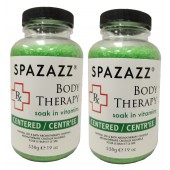 Spazazz Aromatherapy Spa and Bath Crystals - Body Therapy 19oz (2 Pack)
