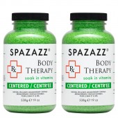 Spazazz Aromatherapy Spa and Bath Crystals - Body Therapy 19oz (2 Pack)