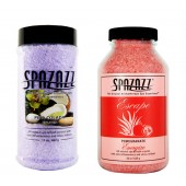 Spazazz Aromatherapy Spa and Bath Crystals - Pina Colada 17oz/Pomegranate 22oz