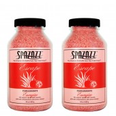 Spazazz Aromatherapy Spa and Bath Crystals - Pomegranate 22oz (2 Pack)