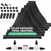 6-2'X12' SunQuest Solar Swimming Pool Heater System with Diverter Kit