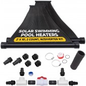 2-2'X10' SunQuest Solar Swimming Pool Heater with Diverter Valve Kit-Max-Flow