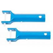 Blue Replacement Handle For Swimming Pool & Spa Vac Heads-Brushes-Cleaners 2PK