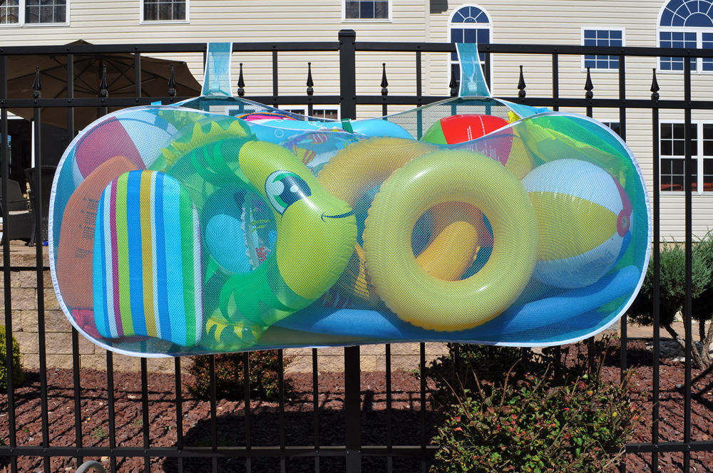 swimming pool toy storage