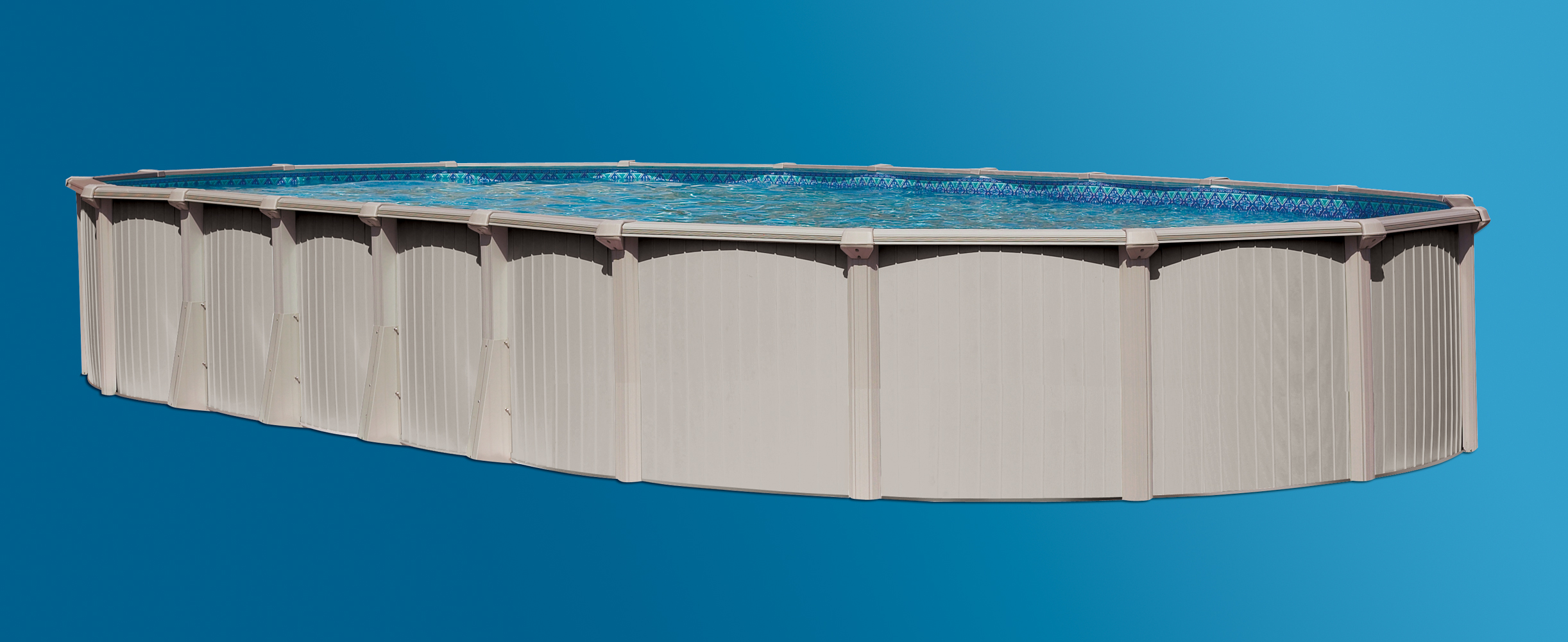 extruded aluminum above ground pools