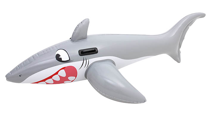 shark riding toy